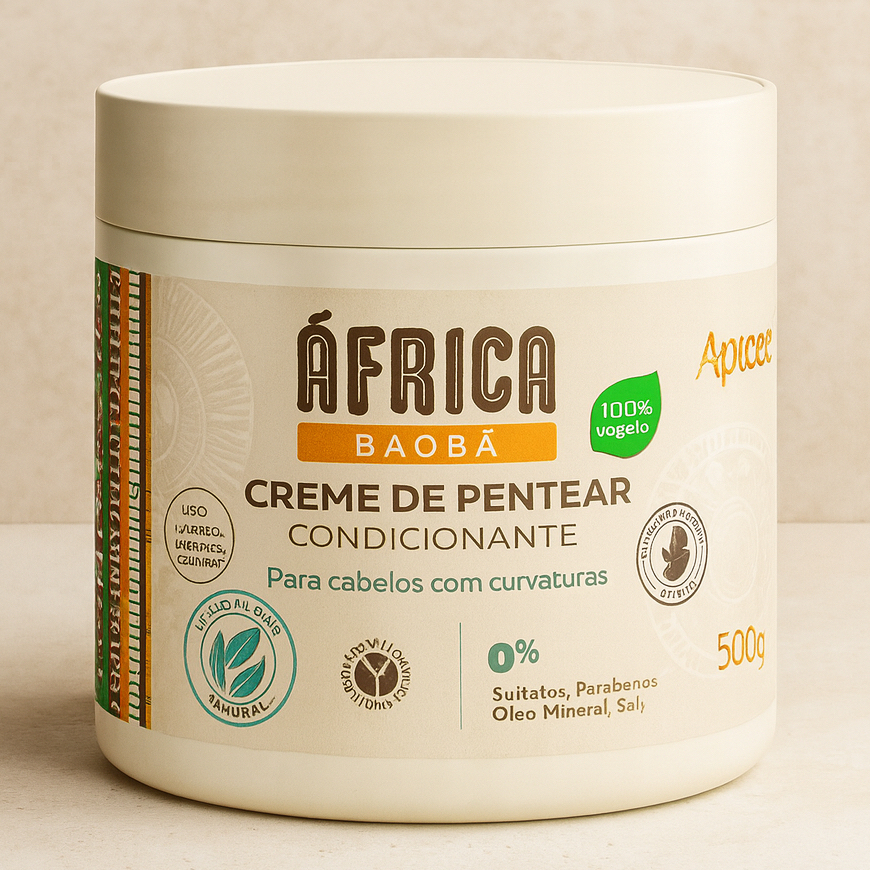 Apse Creme de Pentear Condicionante África Baobá 500g - Apice