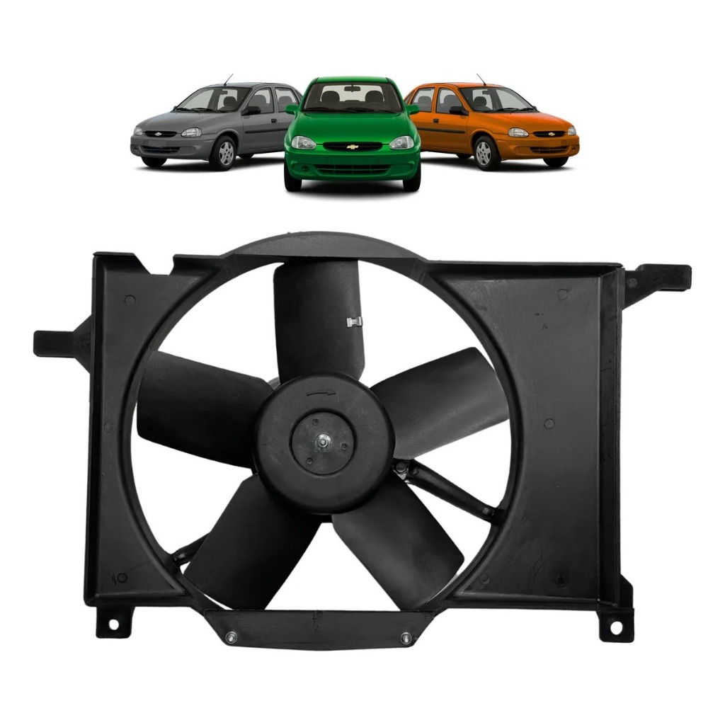 Ventoinha Com Defletor Radiador Classic/corsa 1994 1995 1996 À 12 - C/ar