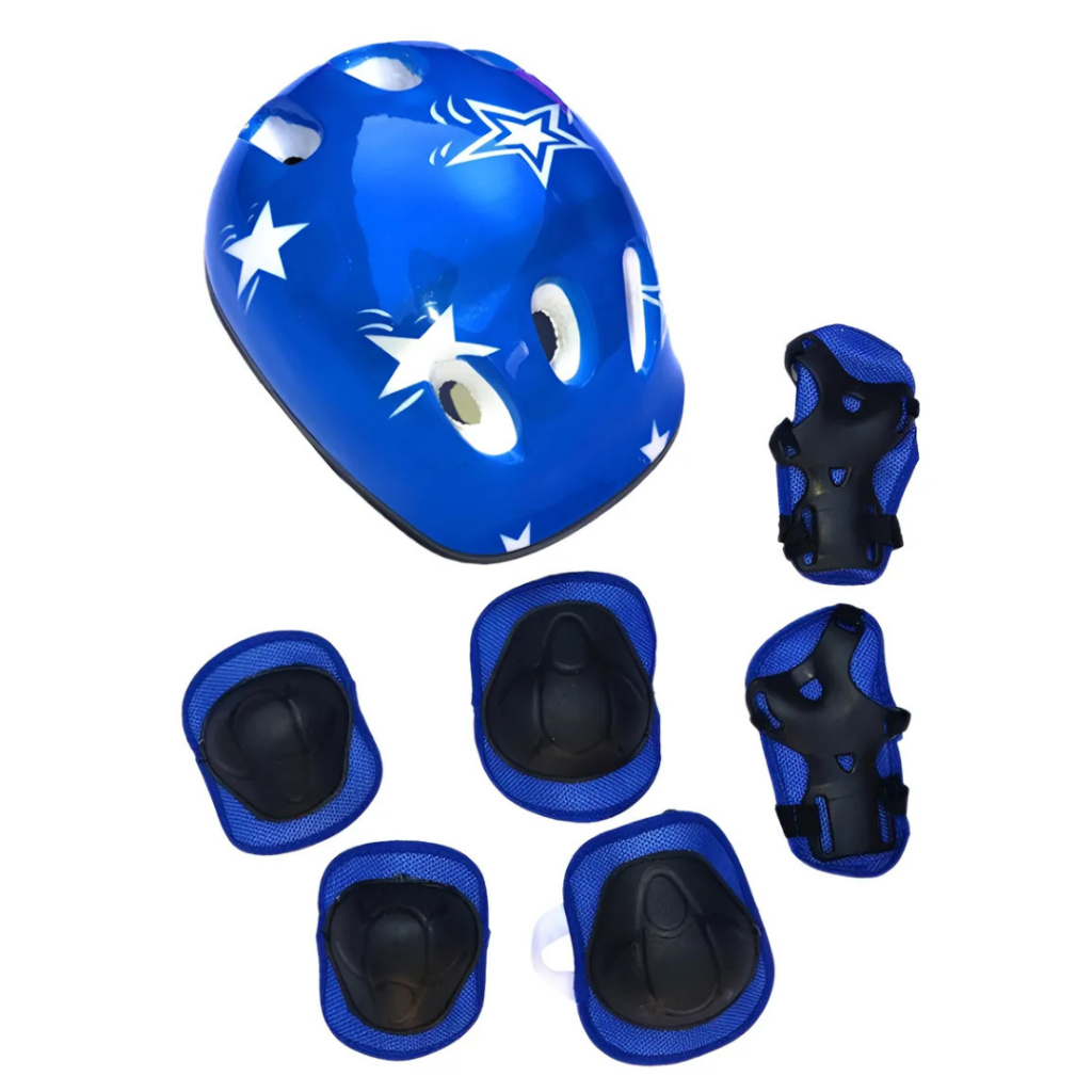 Capacete de proteção rosa ou azul para esportes radicais Profissional Infantil skate patins em Oferta na Shopee