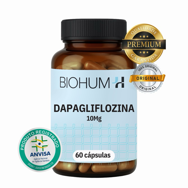 Dapagliflozina 10mg 60 cápsulas - BioHum Farma
