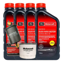 Kit Revisão Oleo 5w20 Motorcraft E Filtros Ford Ka Ecosport