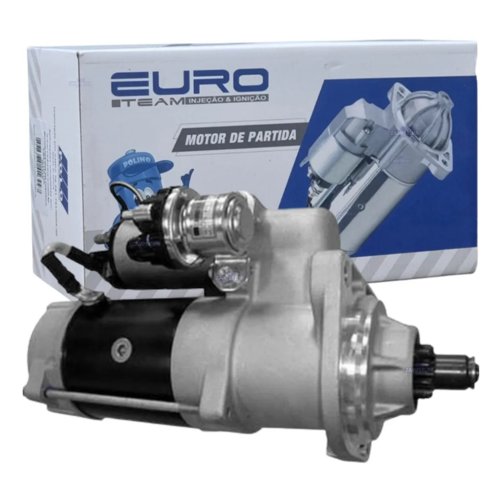 Motor de Partida 24v 10 Dentes Modelo 29MT Para Volkswagen Constellation Com Motor Cummins Isb 4/6cc