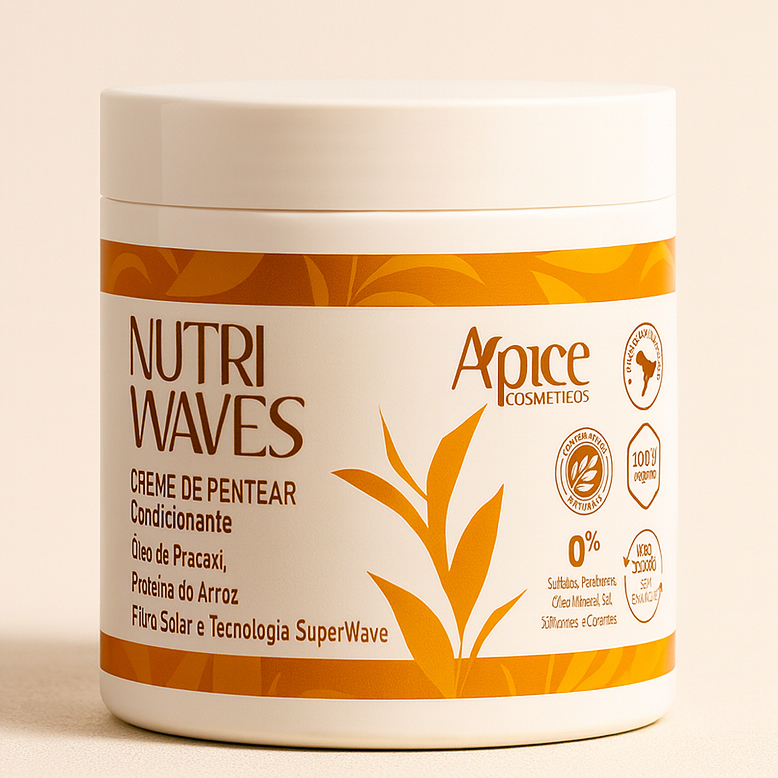 Apse Creme de Pentear Condicionante Nutri Waves 500g Apice