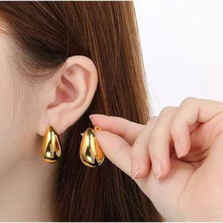 Agulha De Prata Brincos De Gota De Água Europeus E Americanos Simples Moda Temperamento em Oferta na Shopee