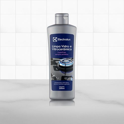 LIMPA VIDRO VITROCERAMICO DE INDUCAO ELECTROLUX REMOVE MANCHAS E GORDURAS