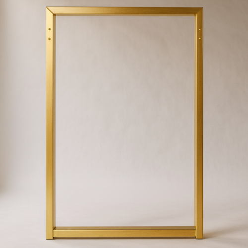 Conjunto Pé De Ferro Industrial 75cm Dourado Com Furação Para Mesa Industrial - JM3 Móveis em Oferta na Shopee