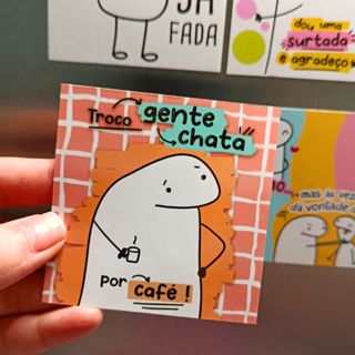 Ímã de Geladeira Engraçado 7,5x7,5cm | Frases Divertidas e de vários Temas em Oferta na Shopee