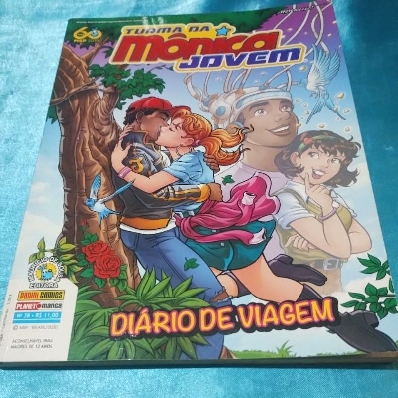 turma da Mônica jovem diário de viagem número 38