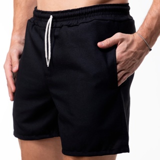 Bermuda Masculina Short Linho Mauricinho Curto Moderno Bolso Lateral Várias Cores Old Money Casual em Oferta na Shopee