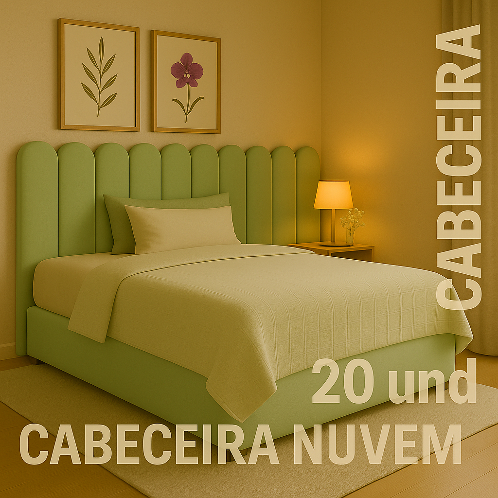 kit cabeceiras nuvem 60x20 auto colante cama Box Casal Queem King cama de solteiro