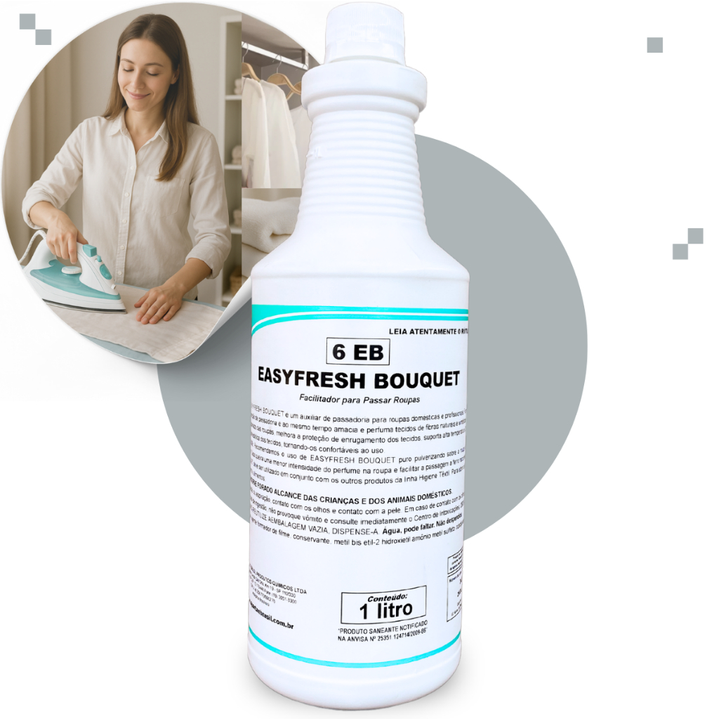 Easyfresh Bouquet Facilitador Finalizador Passar Roupas e Tecidos Passadoria Lavanderia 1l Spartan em Oferta na Shopee