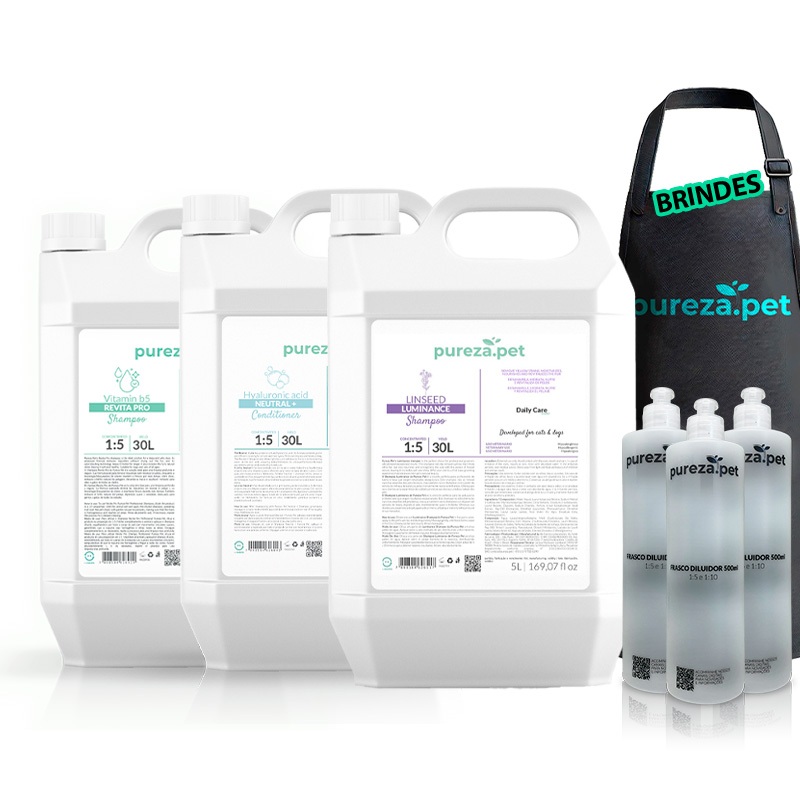 Kit Revita Pró+luminance+neutral Com brinde 1Avental+ 3 diluidores