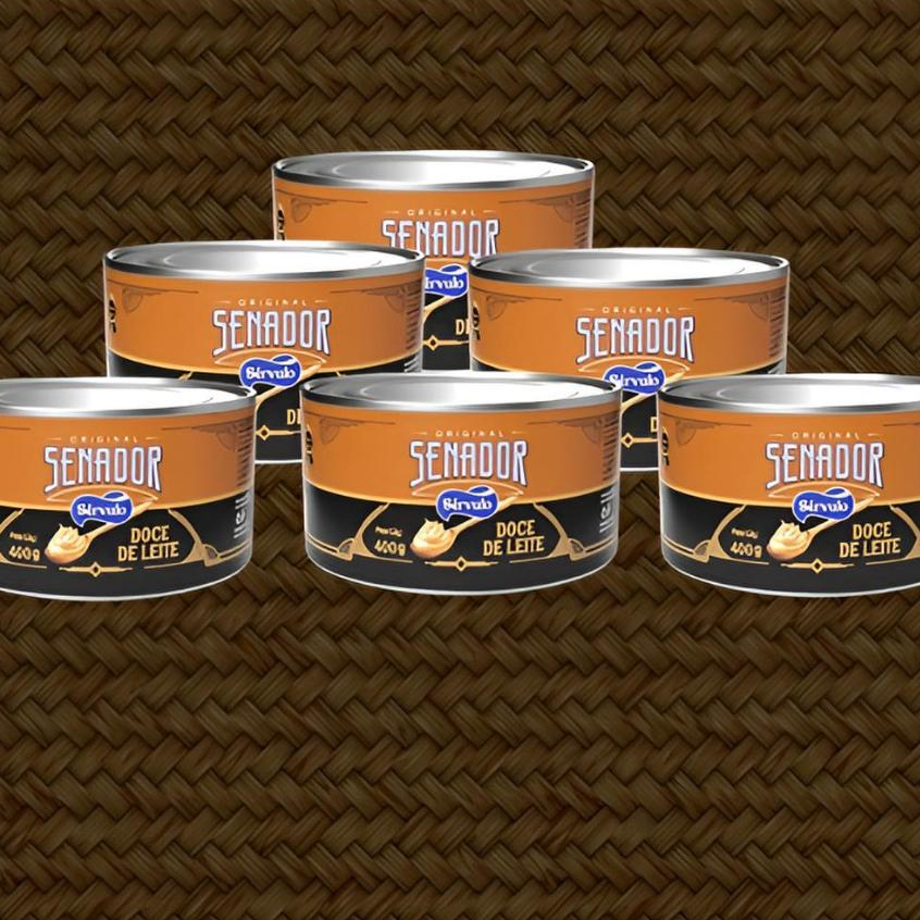 DOCE DE LEITE SENADOR TRADICIONAL KIT COM 12 UNIDADES DE 400g