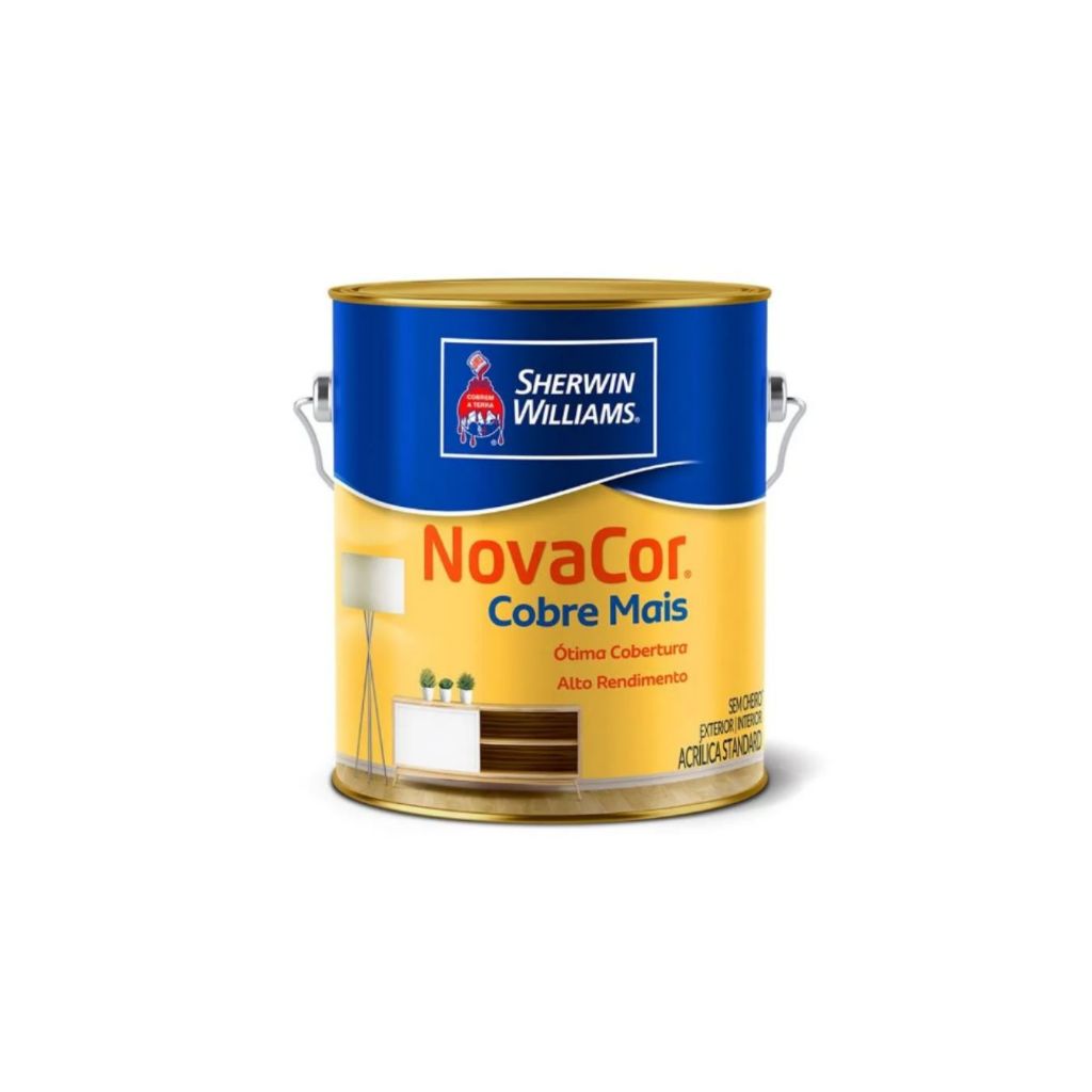 Tinta Cobre Mais Novacor Acrilico 3,6l Sherwin Williams em Oferta na Shopee