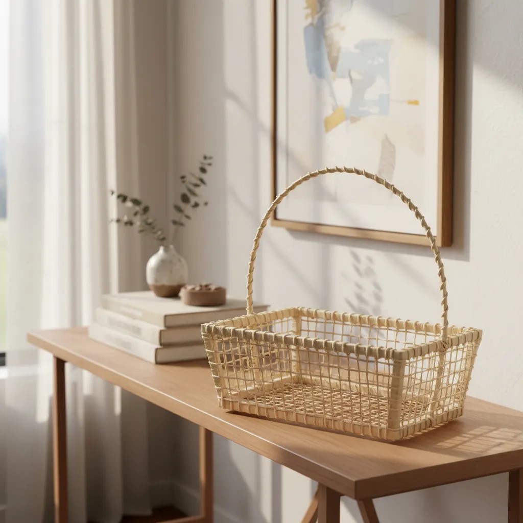 Cesta Barca Em Palha Natural Para Presente Grande Com Alça G em Oferta na Shopee