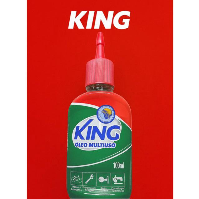 Óleo Multiuso KING 100ml oleo lubrificante