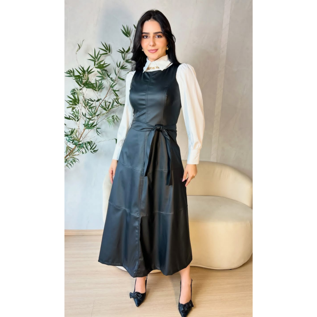 Vestido Couro Midi na Black Friday 2025 | BuscaProdutos