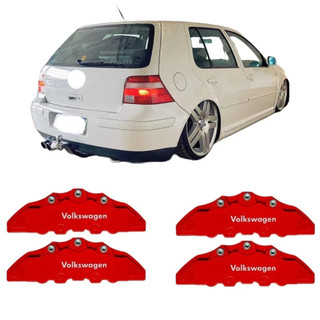 Capas de Pinça Freio Volkswagen 4 Peças Cromadas com Cola Envio Imediato Hoje