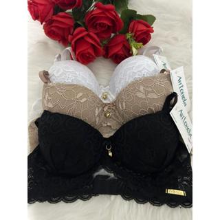 Kit com 3 sutias KIT Sutia de BOJO sutiãs com pingente Kit de bojo de renda Sutiã conforto em Oferta na Shopee
