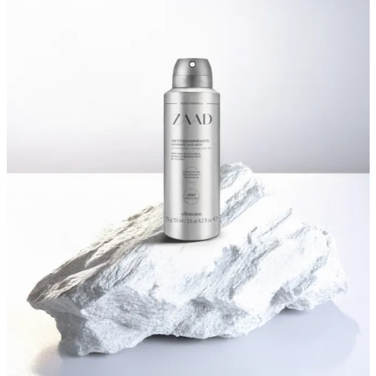 Desodorante Antitranspirante Aerosol Zaad, Arbo, Egeo Blue, The Blend – 75g/125ml | O Boticário