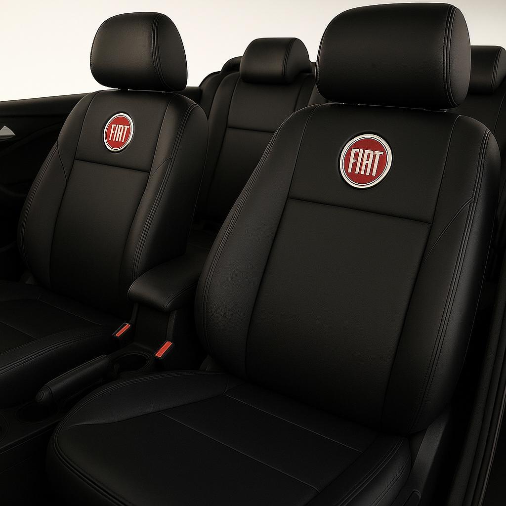 Capa de Banco Fiat Uno 100% Couro – Acabamento de Fábrica e Conforto Garantido