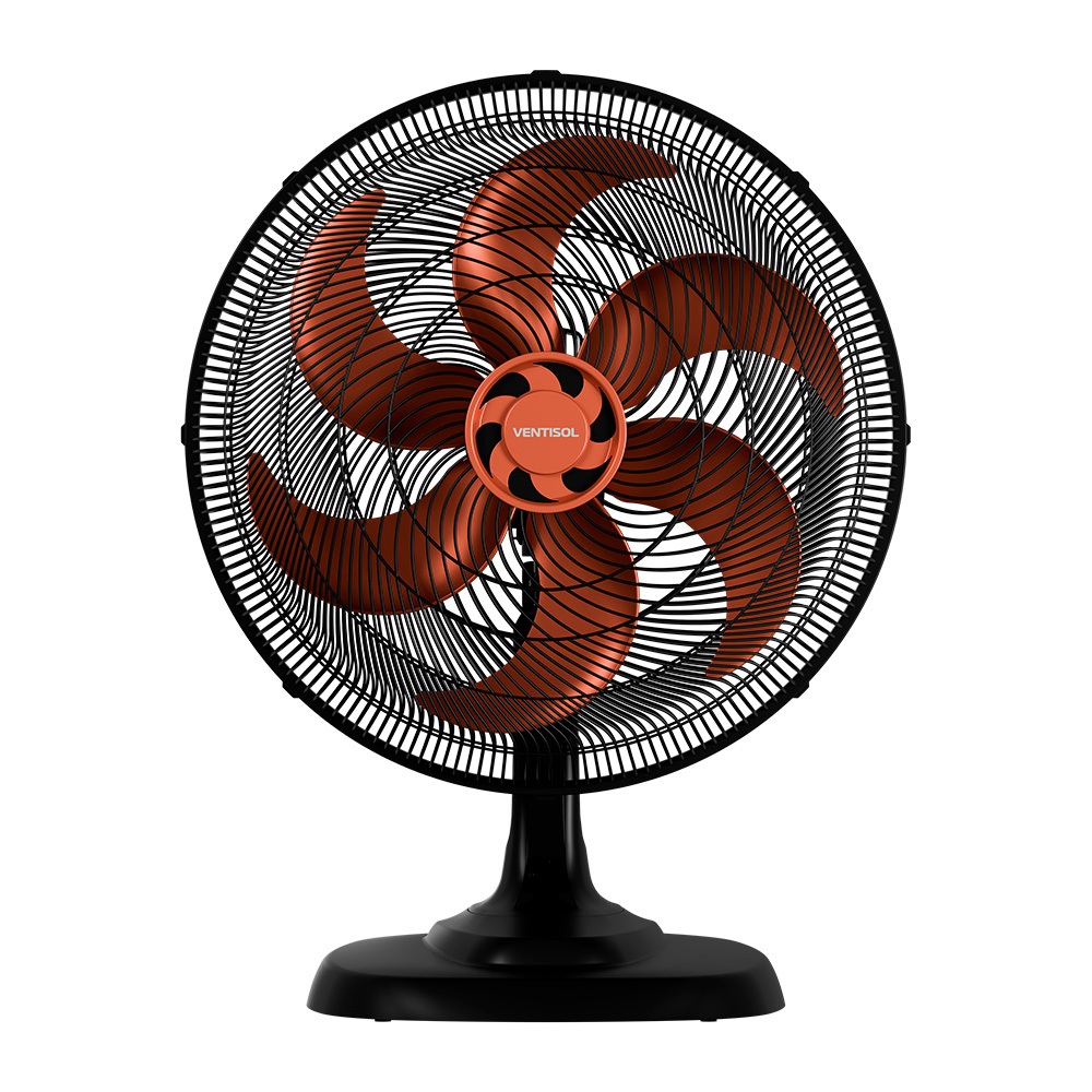 Ventilador de mesa 50 cm - Ventisol 6 pás 3 velocidades - Turbo 110V