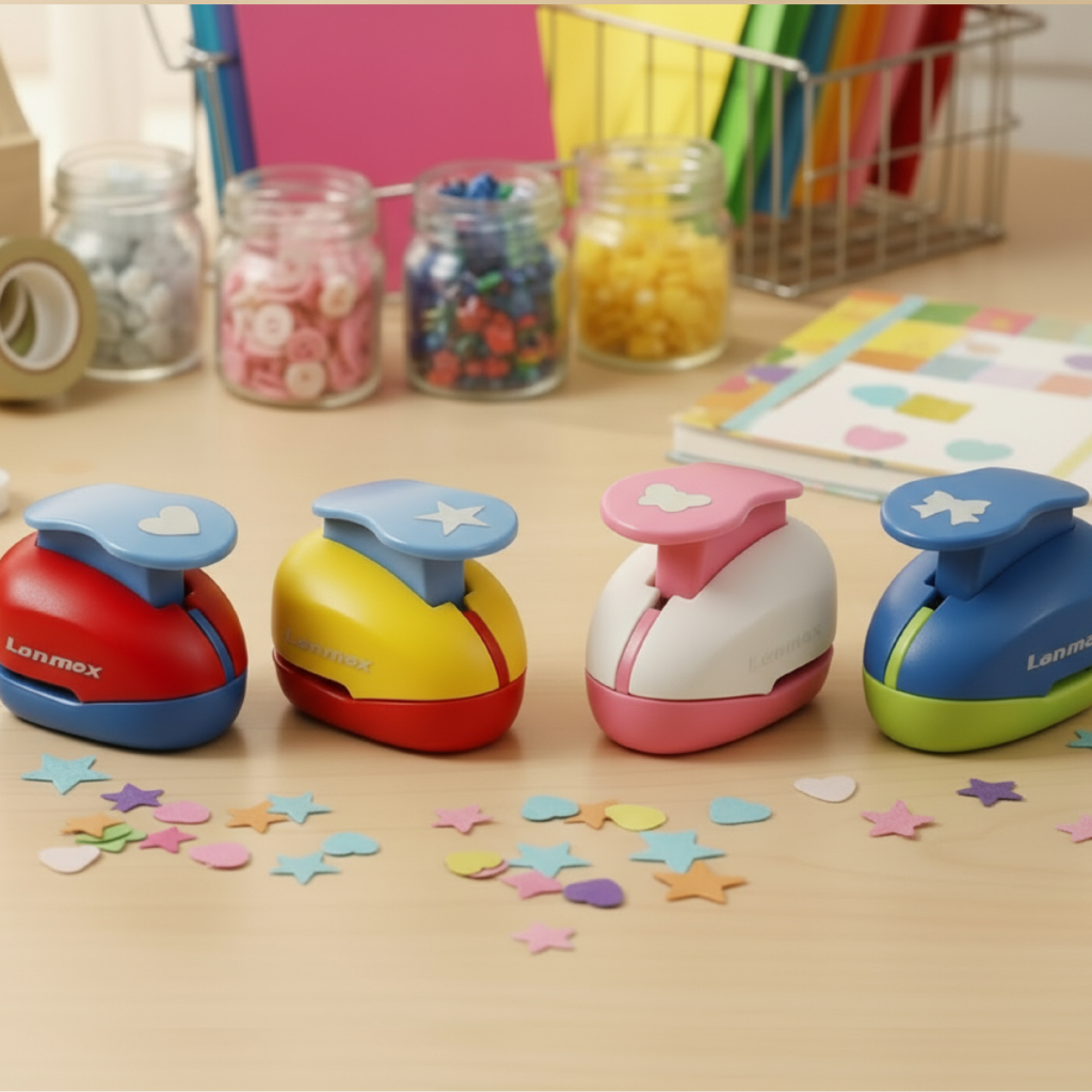 Furador 16mm Papel e EVA Coração Estrela e Borboleta para Artesanato Scrapbook Lanmax em Oferta na Shopee