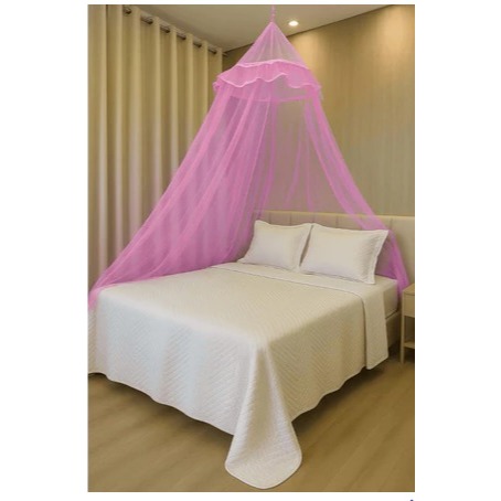 Mosquiteiro de Teto Casal Box / Queen Com Elástico De Renda Filó, Proteção De Mosquitos e Insetos. em Oferta na Shopee