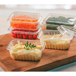 Pote plástico marmita c/ tampa - 250/500/750ml - 24 unds - Copozan (congelar, fitness, freezer) em Oferta na Shopee