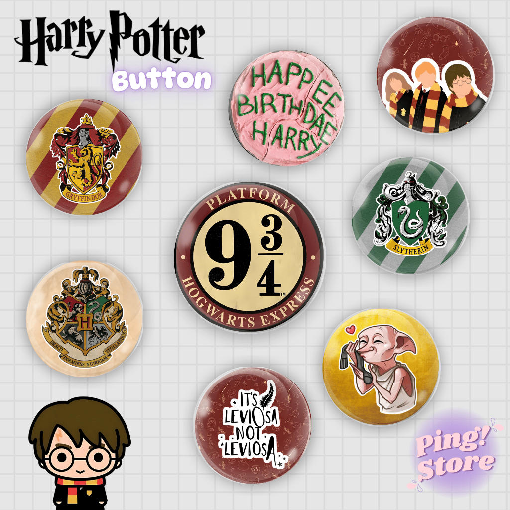 Botton Harry Potter: Onde Comprar | BuscaProdutos