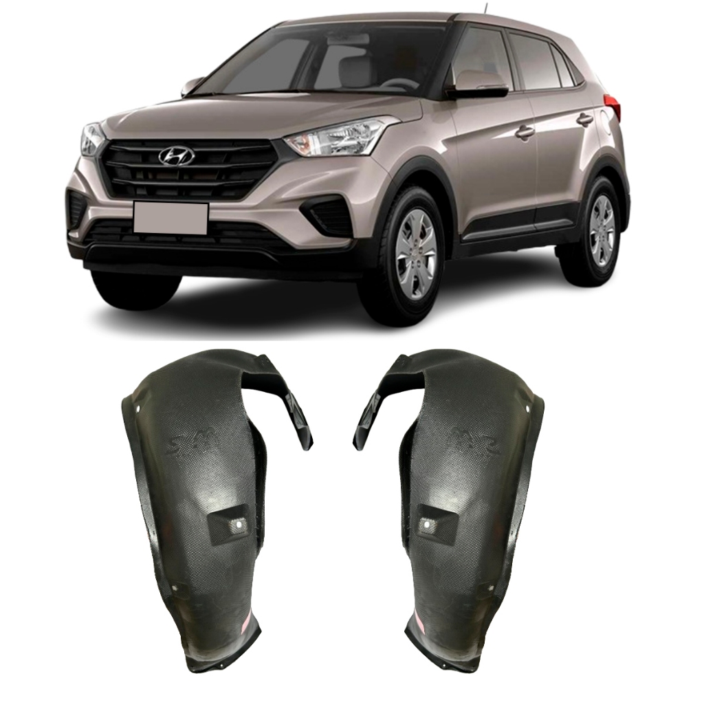 Parabarro Dianteiro Asa de Urubu Casca de Ovo Hyundai Creta 2017 2018 2019 2020 2021 em Oferta na Shopee