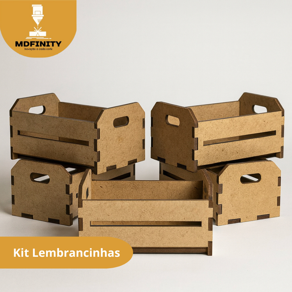 Kit  Mini Caixotes Cru Mdf Para Decorações Lembrancinhas Festas Aniversários Artesanatos em Oferta na Shopee