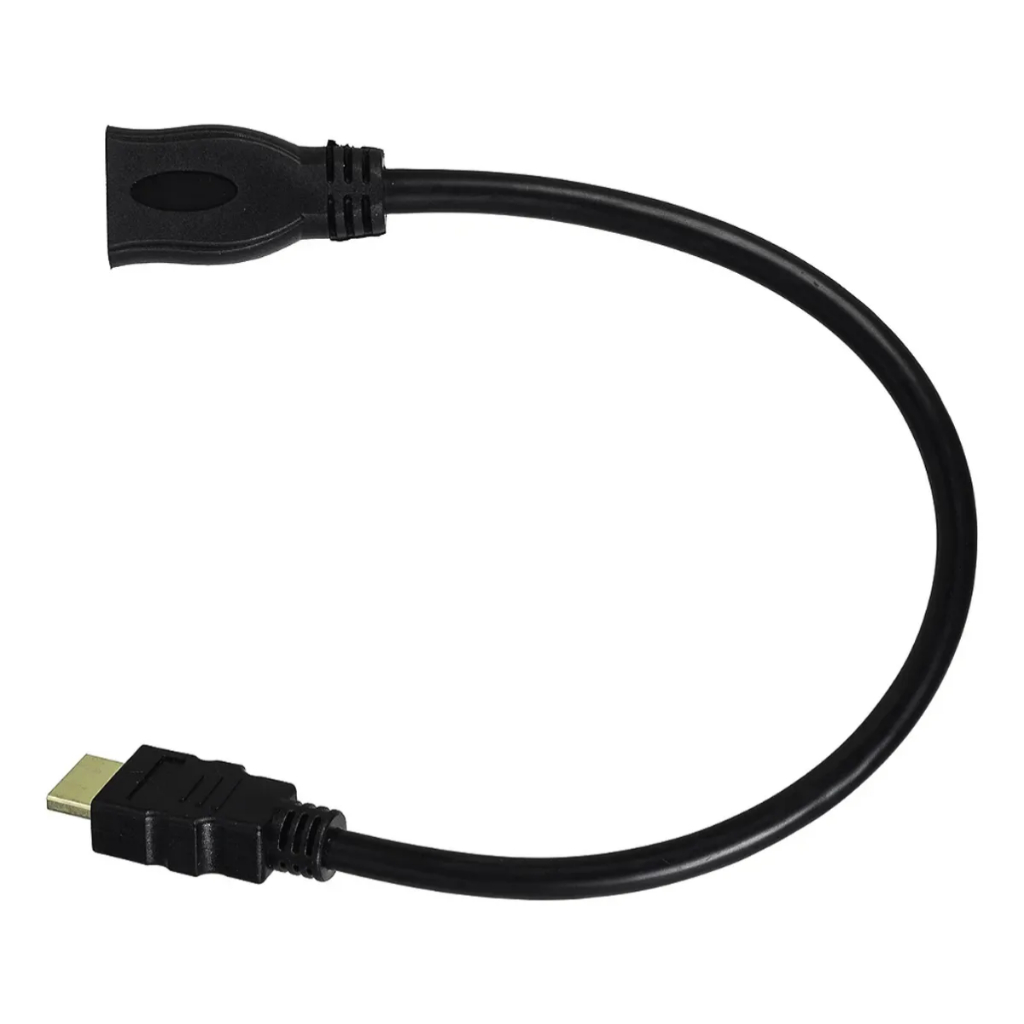 Cabo Extensor Compativel Com Fire Stick Hdmi X Hdmi 30cm 4k