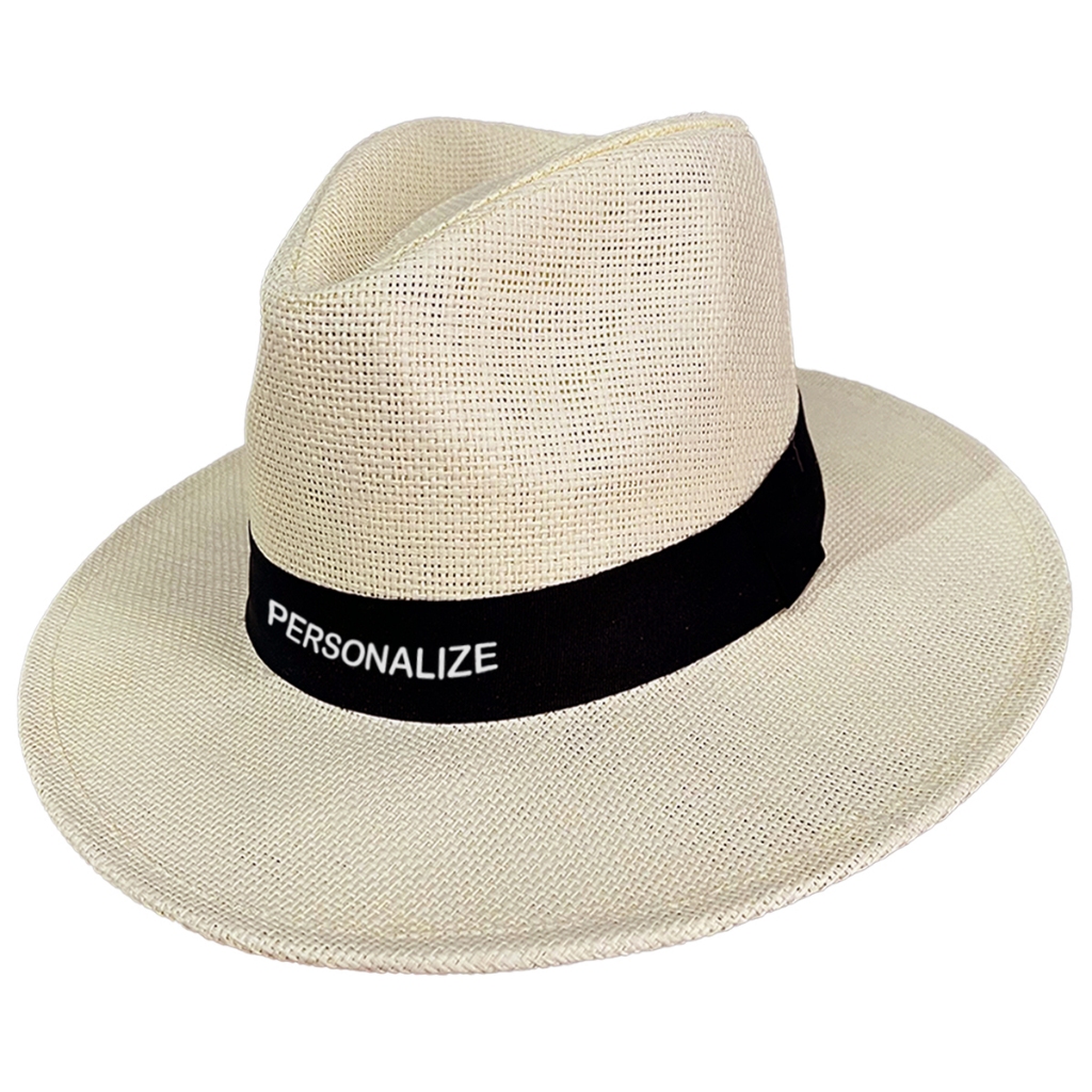 01 a 05 Chapéus Personalizado Praia Logo Marca Verão Empresa Brinde Festa Personalização Kit Panamá