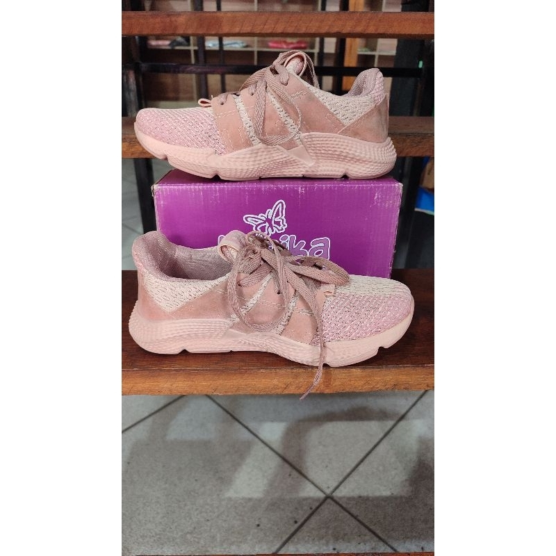 Tênis Esportivo Casual Feminino Calçado/ Sapato Feminino Rosa