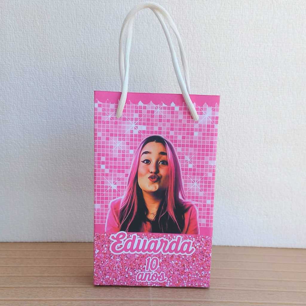 PEGUE E MONTE/MONTADO - Sacolinha Surpresa Personalizada Emilly Vick Festa de Aniversário Lembrancinha