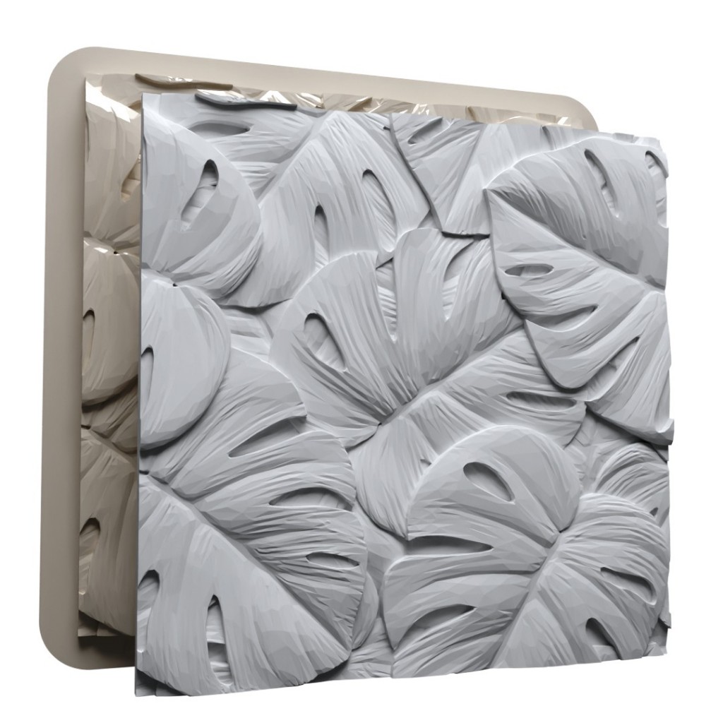 Forma gesso 3d molde gesso 33x33cm - N55 em Oferta na Shopee