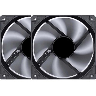 Kit 2 Cooler Fan 12cm 120mm Gabinete Gamer Pc S/ Led em Oferta na Shopee