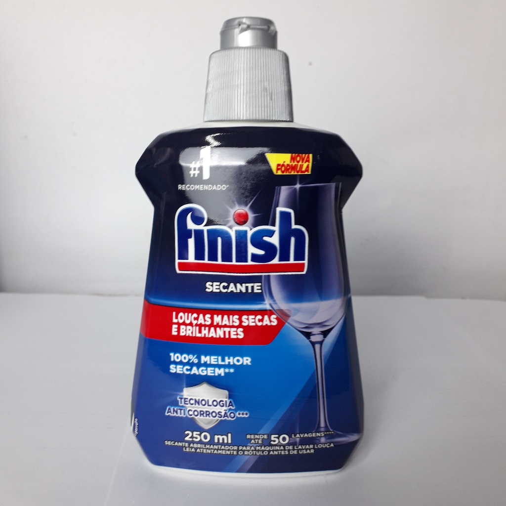 Finish Secante Líquido Abrilhantador Para Lava Louças 250 ml