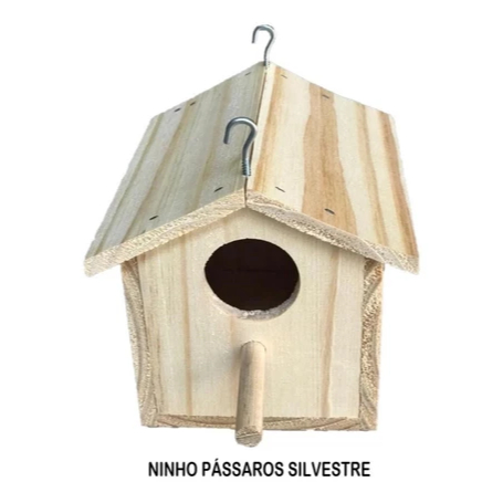 Casa Ninho Abrigo Para Passarinhos em Oferta na Shopee