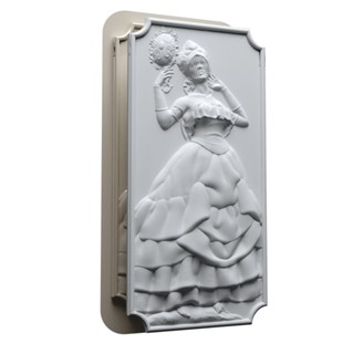 Forma gesso 3d molde gesso 16x34cm - N110 em Oferta na Shopee