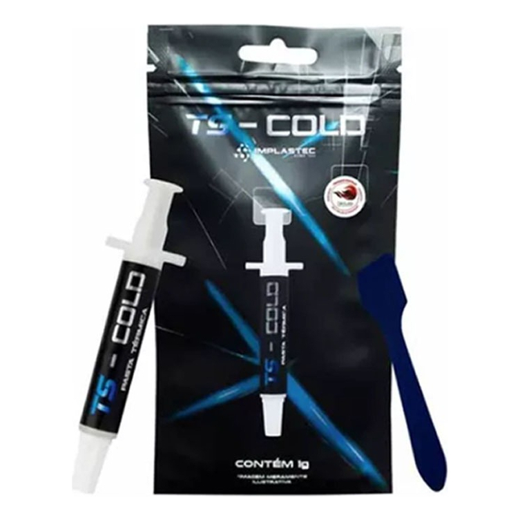 Pasta Térmica Ts Cold 04(QUATRO) GRAMAS 10.5 W/mk para uso em Cpu Ps3 Ps4 Ps5 Xbox e One Sx