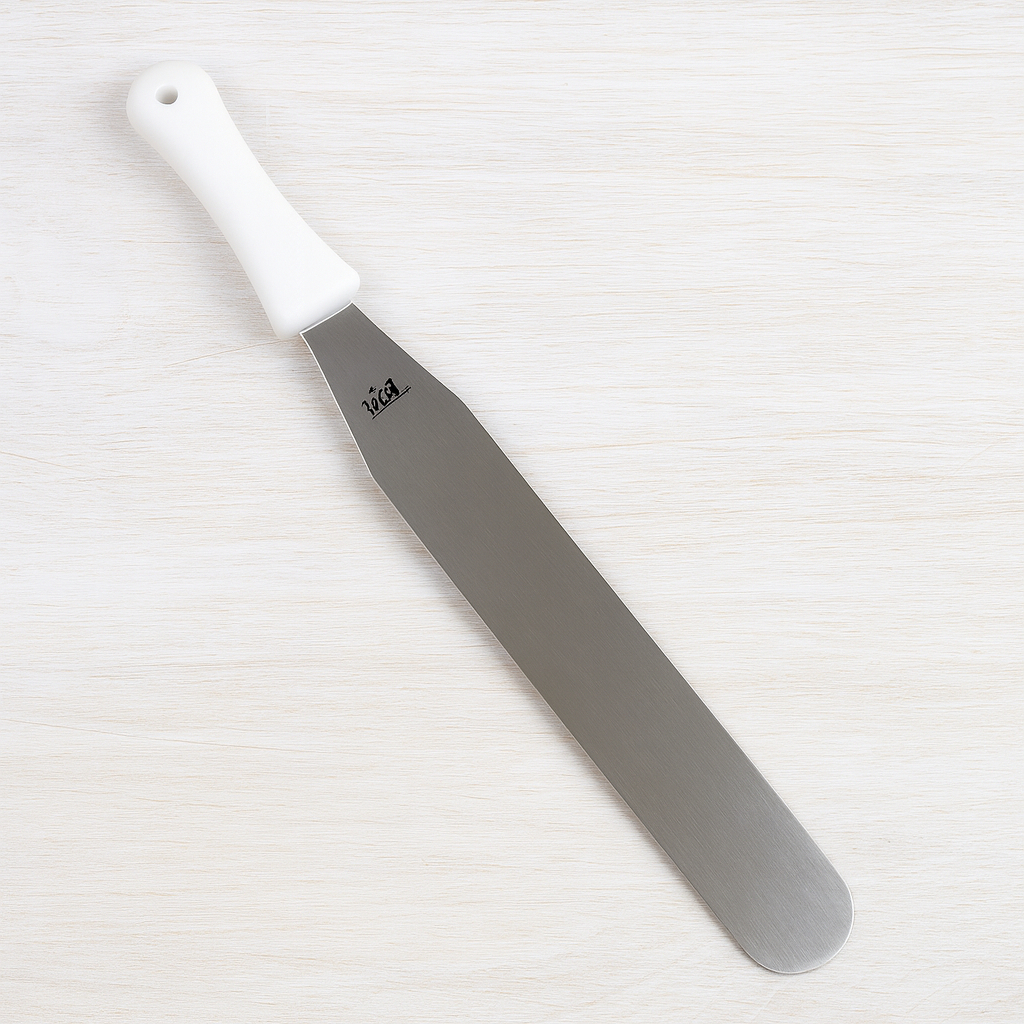 Espátula De Confeiteiro Reta Profissional Inox Grande em Oferta na Shopee