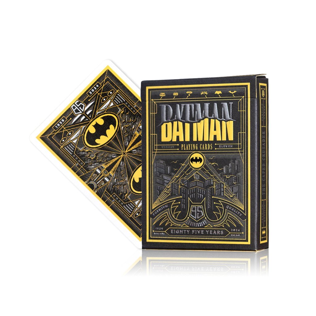 Baralho Batman Ed. Especial Aniversário 85 anos - USPCC Poker Cardistry Magica Colecionismo