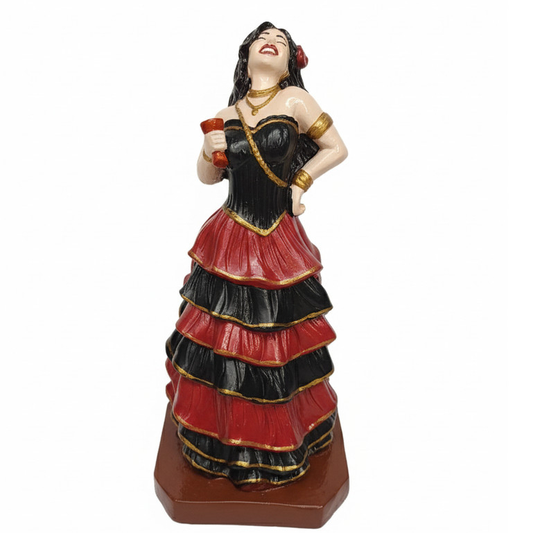 Imagem Pomba Gira Maria Padilha 25cm em Gesso Para Firmezas e Assentamentos Umbanda Kimbanda