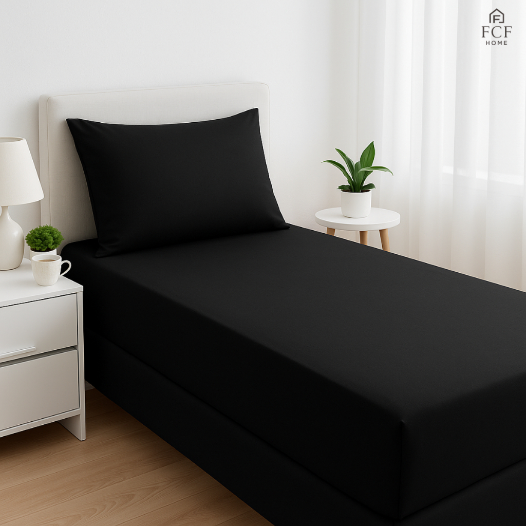 Jogo de Lençol Solteiro 2 Peças Antialérgico Liso – Toque Macio e Confortável em Oferta na Shopee