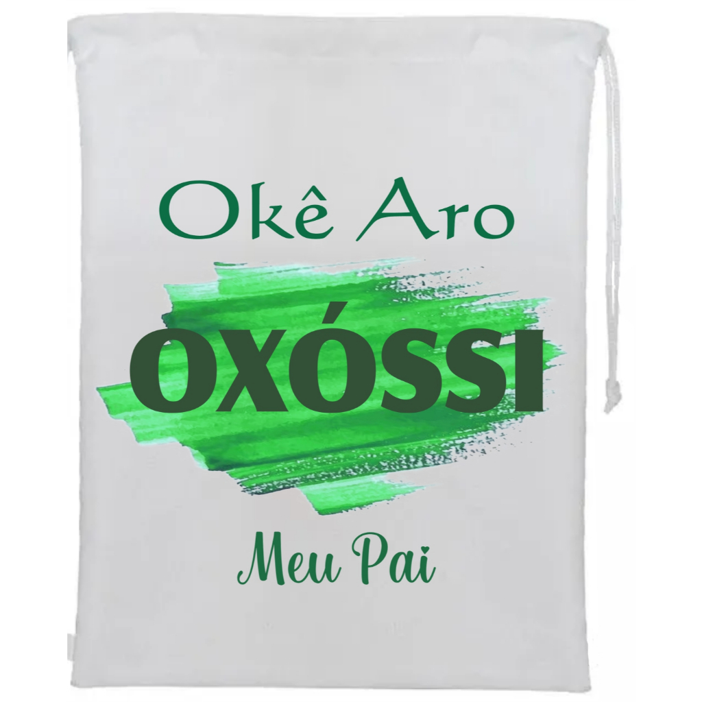 Saco Porta Guias Oxóssi Orixá Okê Arô Meu Pai Umbanda Candomblé Entidades Orixás 137
