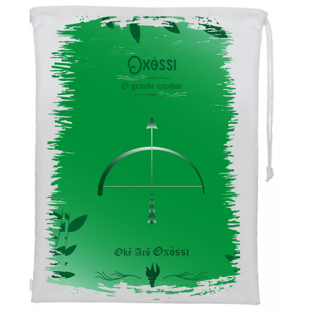 Saco Porta Guias Oxóssi Orixá Okê Arô Umbanda Candomblé Entidades Orixás 168