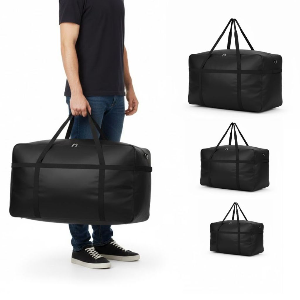 Bolsa Sacola Lona Grande Zíper Sacoleira Resistente Viagem Compra Mudança Média Pequena e Grande em Oferta na Shopee