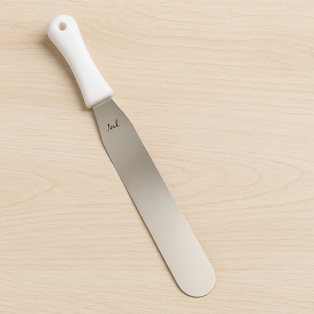 Espátula Inox 38,5cm Para Alisar, Modelar E Decorar Bolos